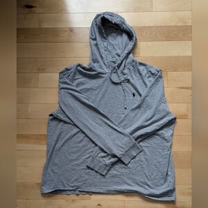 Polo by Ralph Lauren Gray Hoodie Shirt